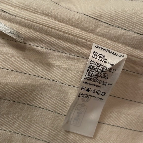 ZIMMERMANN Pinstripe Tube Top - Picture 8 of 10